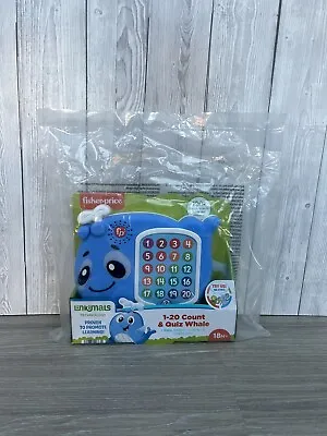 Buy Fisher-Price Linkimals 1-20 Count & Quiz Whale 120+ Sounds New Xmas Toy Age 18m+ • 22.99£