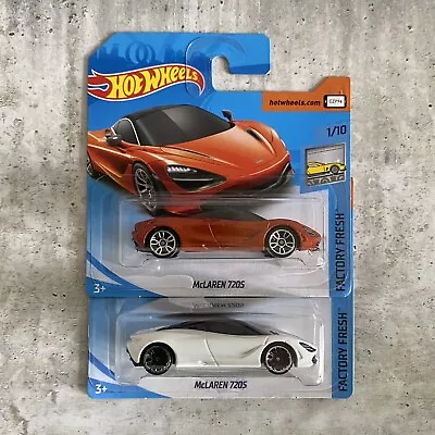 Buy Hotwheels 2018 McLaren 720S X2 Bundle (Orange & White) • 10£