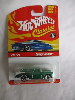 Buy Hot Wheels 2005 Classics Series 1, Chevy Nomad Green Body Rare Card Variation • 5.99£