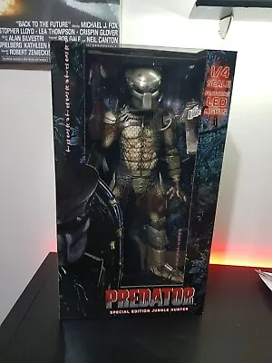 Buy NECA Predator Jungle Hunter 1/4 Scale Action Figure With LED Lights New Official • 144.99£