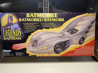 Buy 1994 Kenner DC Legends Of Batman Grey Batmobile WITH Missile Original Box • 49.95£