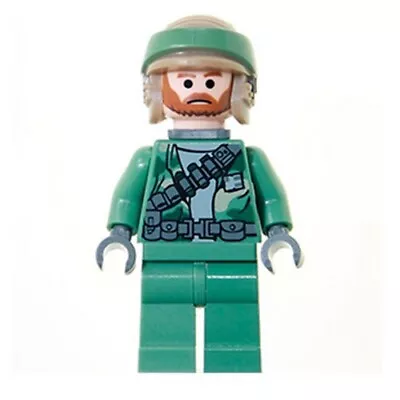 Buy LEGO® - Star Wars™ - Set 8038 - Endor Rebel Commando Beard (sw0240) Figure • 15.80£