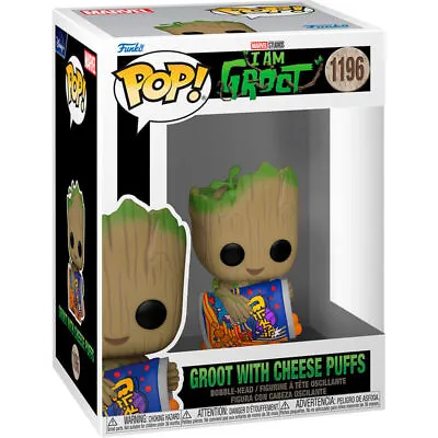 Buy Funko POP Figure Marvel I Am Groot - Groot With Cheese Puffs • 28.77£