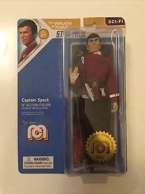 Buy Mego Star Trek Captain Spock MOC Wrath Of Khan Action Figure 8 Inch • 12.95£