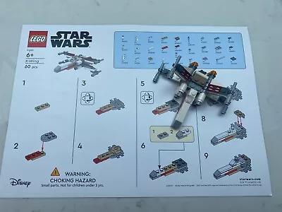 Buy Lego Star Wars Make And Take X- Wing ( 60 Pieces) May The 4th • 20£