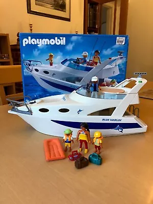 Buy PLAYMOBIL BLUE MARLIN LUXURY YACHT 3645 (Boat,Ship) • 8.99£