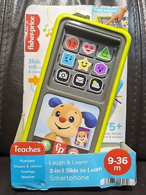 Buy Fisher Price Laugh And Learn Smartphone - 2 In 1 Slide To Learn • 11.95£
