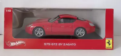 Buy Hot Wheels P9887 Ferrari 575 Gtz By Zagato Red Mint Boxed 1:18 • 49.99£