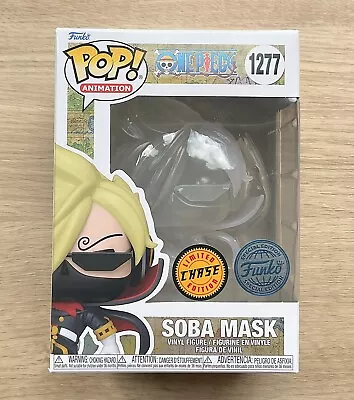 Buy Funko Pop One Piece Soba Mask CHASE #1277 + Free Protector • 59.99£