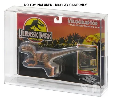 Buy GW Acrylic MOC Carded Kenner Jurassic Park Small Dinosaur Display Case • 26.95£