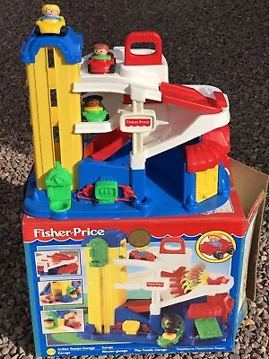 Buy Vintage Fisher Price Action Ramps Parking Garage Chunky Little People 1995 Boxed • 45£