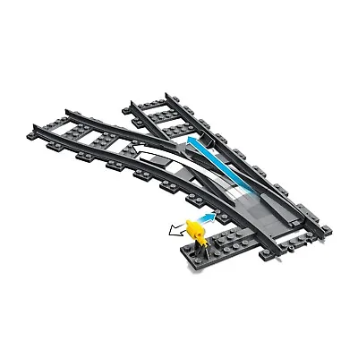 Buy LEGO Train Track Points Left Hand Turning Junction Turnout Switch 60336 60337 • 7.99£