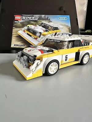 Buy Lego Speed Champions 76897. 1985 Audi Sport Quattro S1. With  Instructions. • 1£