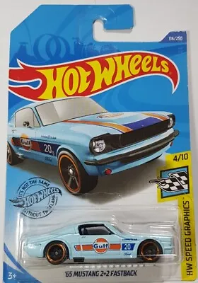 Buy Hot Wheels - '65 Mustang 2+2 Fastback - HW Speed Graphics - Tracked P&P • 3.99£