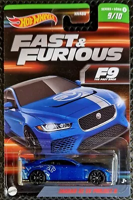 Buy HOT WHEELS New Fast & Furious JAGUAR XE SV PROJECT 8 Blue 9/10 Combined Postage • 6.89£