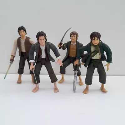 Buy The Lord Of The Rings Toybiz Hobbit Figure Bundle Frodo Merry And Pippin • 10£