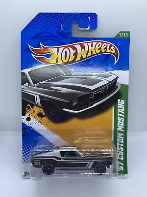 Buy Hot Wheels - '67 Ford Mustang Custom Treasure Hunt 2011 - Diecast - BOXED - 1:64 • 10£