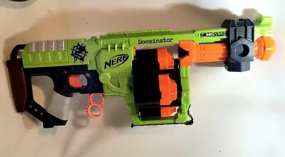 Buy NERF Zombie Strike Doominator Toy Gun Green & Black VGC • 8.99£