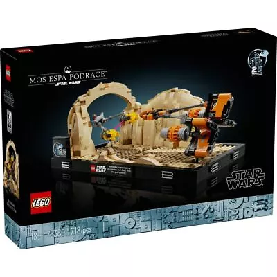 Buy LEGO Star Wars Mos Espa Podrace Diorama Set 75380 • 74.45£