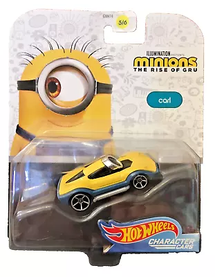 Buy Hot Wheels Character Car Minions - The Rise Of Gru - CARL - Diecast 3yrs+ **BN** • 10.99£