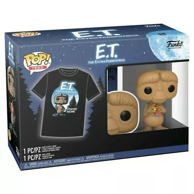 Buy E.T. The Extra-Terrestrial POP! & Tee Box E.T. W/Reeses (Medium) • 21.92£