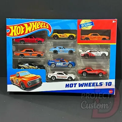 Buy Hot Wheels 10 American Car Pack Assortment Gift Set Resealed 1/64 Ford Dodge Etc • 11.50£