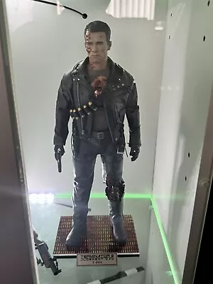 Buy Hot Toys DX13 Terminator 2 Special ED Battle Damaged With Custom Stand Pls Read • 350£