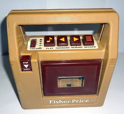Buy VINTAGE 1960s/70s FISHER PRICE CASSETTE PLAYER • 4.99£
