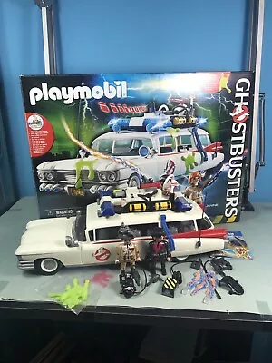 Buy 10019 Ghostbusters Playmobil Ecto 1 Action Figure Playset Vintage Miniatura • 71.89£