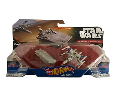 Buy Star Wars Hot Wheels First Order Transporter Vs X-Wing Brand New In Box • 9.99£