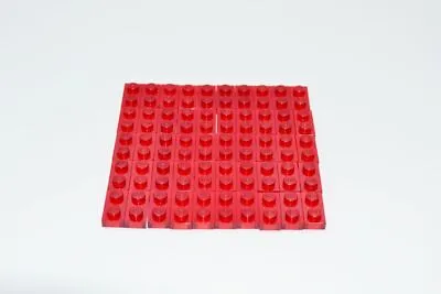 Buy Lego 50 X Base-Plate Building Plate Transparent Red Trans-Red Plate 1x2 3023 • 2.57£
