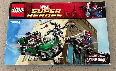 Buy Lego Spiderman Spider Cycle Chase 76004 - 100% Complete  • 10£