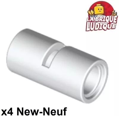 Buy LEGO Technic 4x Pin Connector Tube Connector 2L Pipe Tube White 62462 NEW • 1.42£