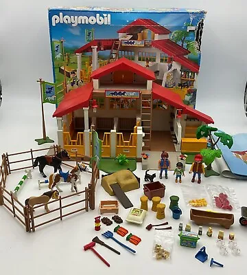 Buy Playmobil 4190 Large Pony Stables, Farm, With Box, Instructions & Poster. • 35£