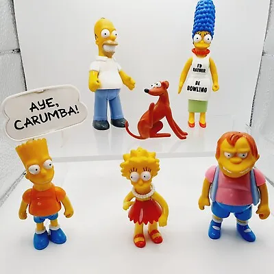Buy 1990 Mattel The Simpsons Action Figure Lot Bundle Toys • 22.99£