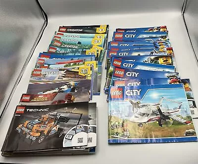 Buy Lego Instruction Books / Manuals Job Lot Of Mainly City And Creators Plus Others • 18.99£