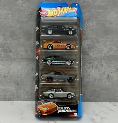 Buy Hot Wheels Fast And Furious 5 Pack 2023 Supra Mustang Charger DB5 Chevelle HLY70 • 11.99£