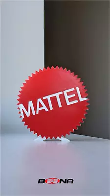 Buy Decorative MATTEL Self Standing Logo Display  • 21£