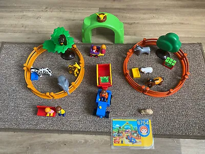 Buy Playmobile 123 Used Large Zoo (6754) • 30£