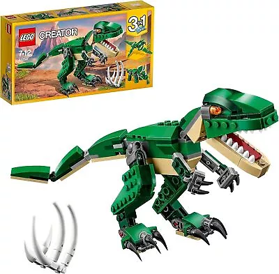 Buy LEGO 31058 Creator Mighty Dinosaurs Toy, 3 In 1 Model, T. Rex, Triceratops...  • 16.90£