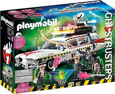Buy Playmobil Ghostbusters 70170 Ecto-1A With Light And Sound Effects For Children A • 82.12£