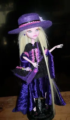 Buy 1 Monster High Doll DRACULAURA New Face-Up/Long White Blonde Hair Gothic Vamp • 87.68£