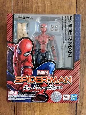 Buy Bandai S.H. Figuarts - Far From Home Spider Man Figure With Backpack - Japan Ver • 87.50£