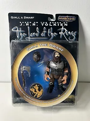 Buy Vintage MIDDLE EARTH Lord Of Rings GIMLI THE DWARF Toy Vault Action Figure (ER) • 12.99£