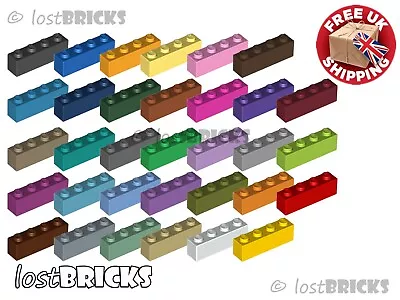 Buy LEGO - Part 3010 - Pack Of 8 X NEW LEGO Bricks 1x4 + SELECT COLOUR +FREE POSTAGE • 1.49£