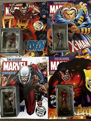 Buy 4 X The Classic Marvel Figurine Collection Issues 127 128 129 130 Eaglemoss &mag • 10£