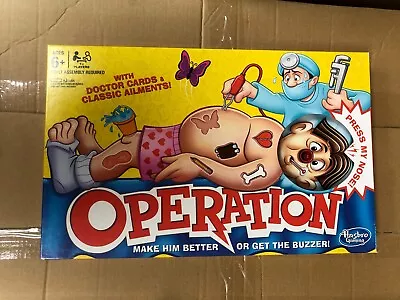 Buy Hasbro Gaming Classic Operation Game, Electronic Board Game  - New, Dent In Head • 0.99£