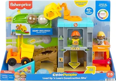 Buy Fisher-Price Little People Load Up Construction Site Playset With Music • 19.99£
