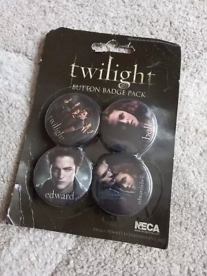 Buy Bundle Of 4 Badge Film Twilight NECA New Button Badge Pack Edward Bella • 10£