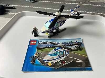 Buy LEGO CITY: Police Helicopter (7741) 100% Complete With Instructions No Box • 4£
